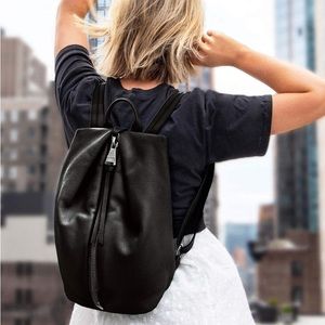 Aimee Kestenberg Black Leather Bagpack